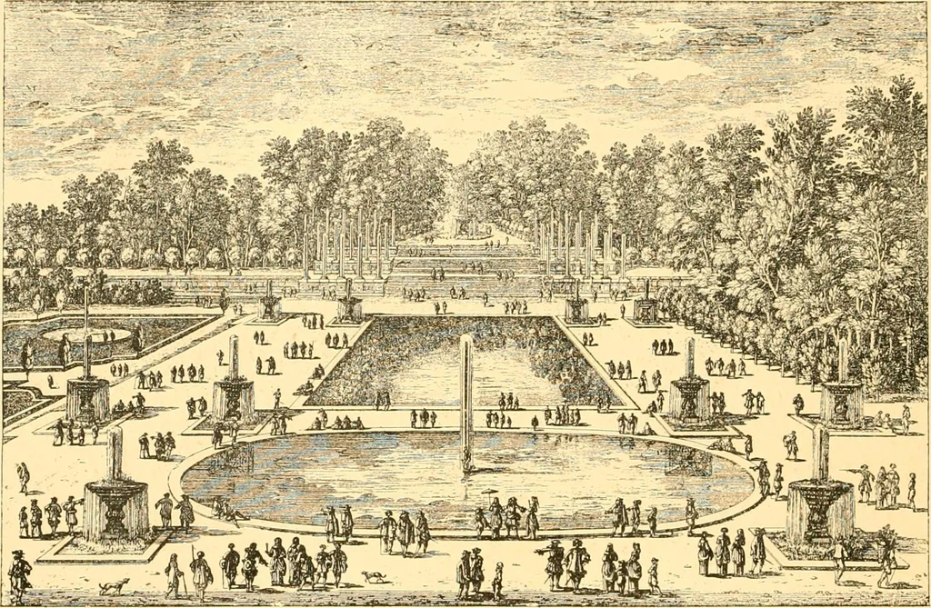 An illustration from L'art des jardins. Parcs--jardins--promenades--étude historique--principles de la composition des jardins--plantations--décoration pittoresque et artistique des parcs et jardins publics; traité pratique et didactique, 1886, leaf 271