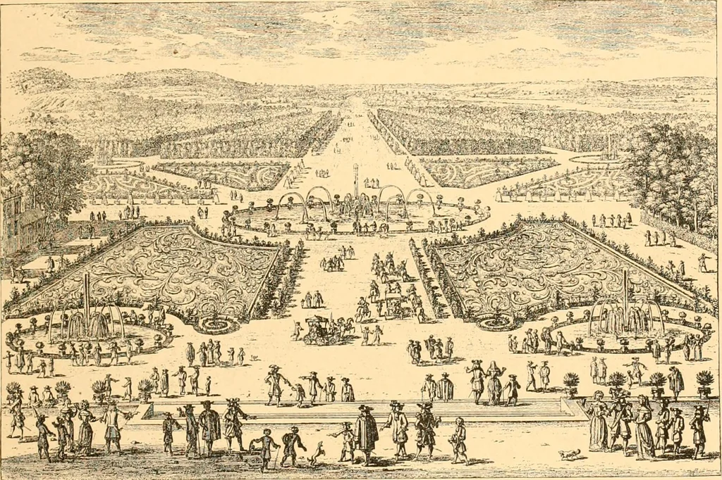 An illustration from L'art des jardins. Parcs--jardins--promenades--étude historique--principles de la composition des jardins--plantations--décoration pittoresque et artistique des parcs et jardins publics; traité pratique et didactique, 1886, leaf 272