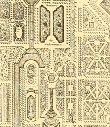 An illustration from L'art des jardins. Parcs--jardins--promenades--étude historique--principles de la composition des jardins--plantations--décoration pittoresque et artistique des parcs et jardins publics; traité pratique et didactique, 1886, leaf 277