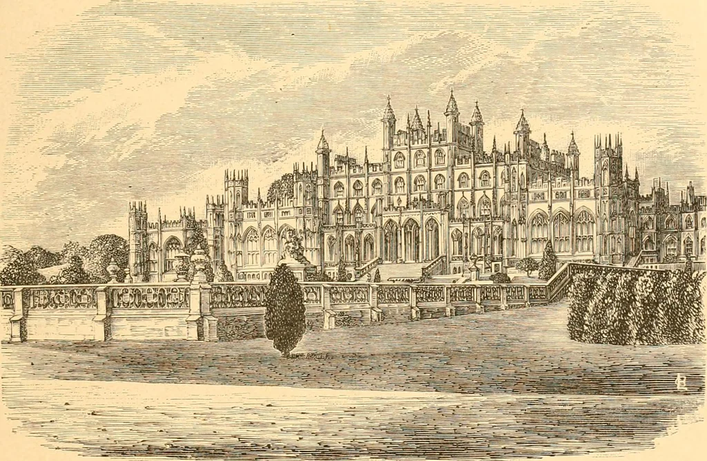 An illustration from L'art des jardins. Parcs--jardins--promenades--étude historique--principles de la composition des jardins--plantations--décoration pittoresque et artistique des parcs et jardins publics; traité pratique et didactique, 1886, leaf 292