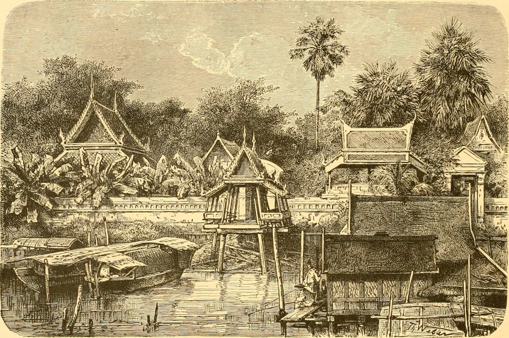 An illustration from L'art des jardins. Parcs--jardins--promenades--étude historique--principles de la composition des jardins--plantations--décoration pittoresque et artistique des parcs et jardins publics; traité pratique et didactique, 1886, leaf 31