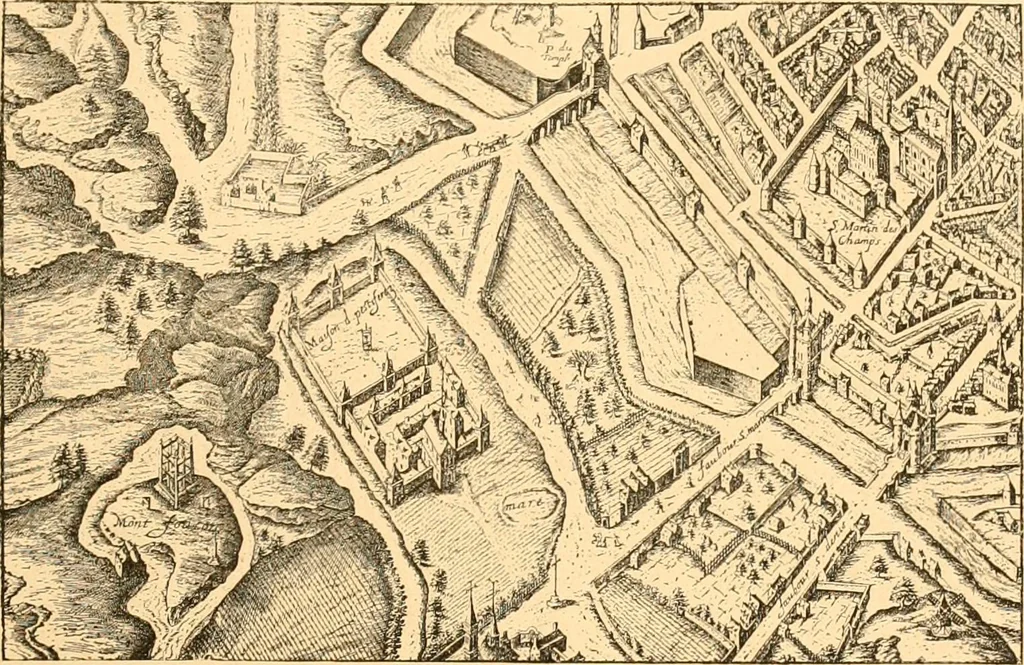 An illustration from L'art des jardins. Parcs--jardins--promenades--étude historique--principles de la composition des jardins--plantations--décoration pittoresque et artistique des parcs et jardins publics; traité pratique et didactique, 1886, leaf 332