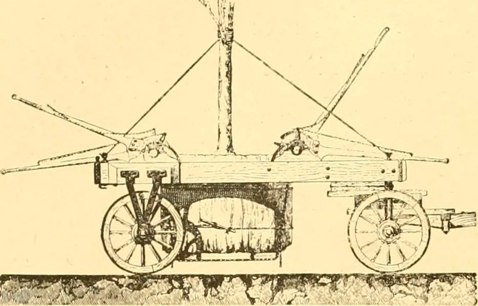 An illustration from L'art des jardins. Parcs--jardins--promenades--étude historique--principles de la composition des jardins--plantations--décoration pittoresque et artistique des parcs et jardins publics; traité pratique et didactique, 1886, leaf 345