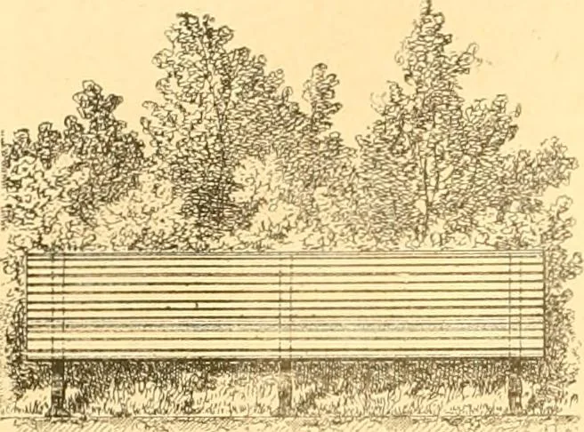An illustration from L'art des jardins. Parcs--jardins--promenades--étude historique--principles de la composition des jardins--plantations--décoration pittoresque et artistique des parcs et jardins publics; traité pratique et didactique, 1886, leaf 347