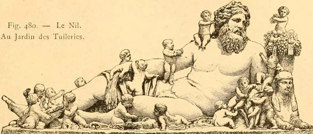 An illustration from L'art des jardins. Parcs--jardins--promenades--étude historique--principles de la composition des jardins--plantations--décoration pittoresque et artistique des parcs et jardins publics; traité pratique et didactique, 1886, leaf 350