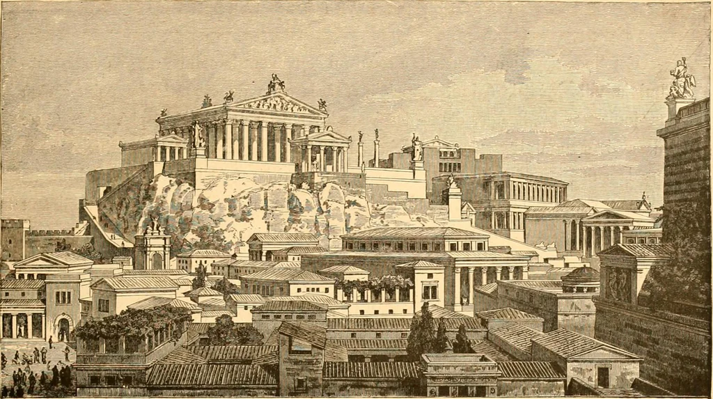 An illustration from L'art des jardins. Parcs--jardins--promenades--étude historique--principles de la composition des jardins--plantations--décoration pittoresque et artistique des parcs et jardins publics; traité pratique et didactique, 1886, leaf 42