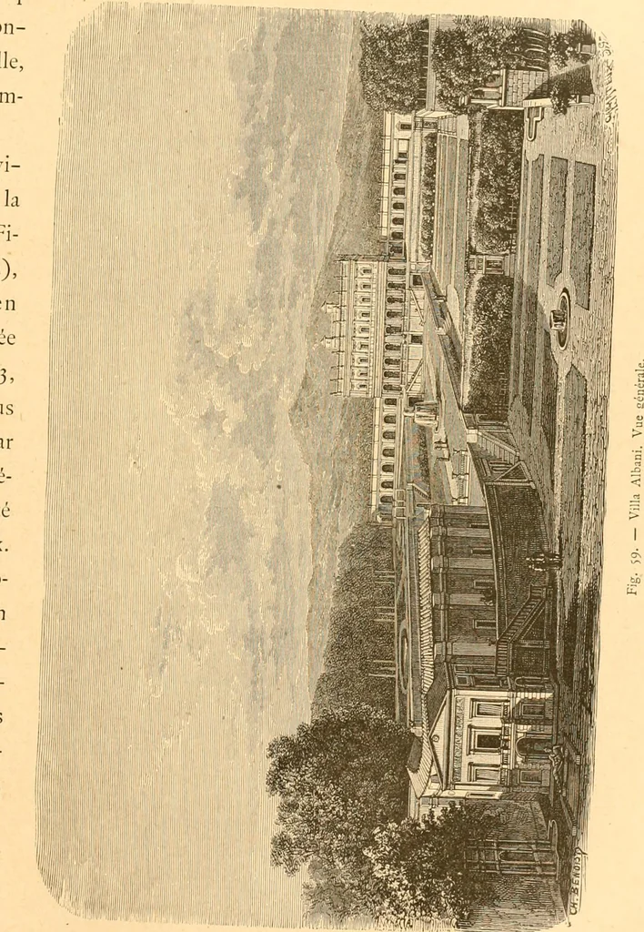 An illustration from L'art des jardins. Parcs--jardins--promenades--étude historique--principles de la composition des jardins--plantations--décoration pittoresque et artistique des parcs et jardins publics; traité pratique et didactique, 1886, leaf 72