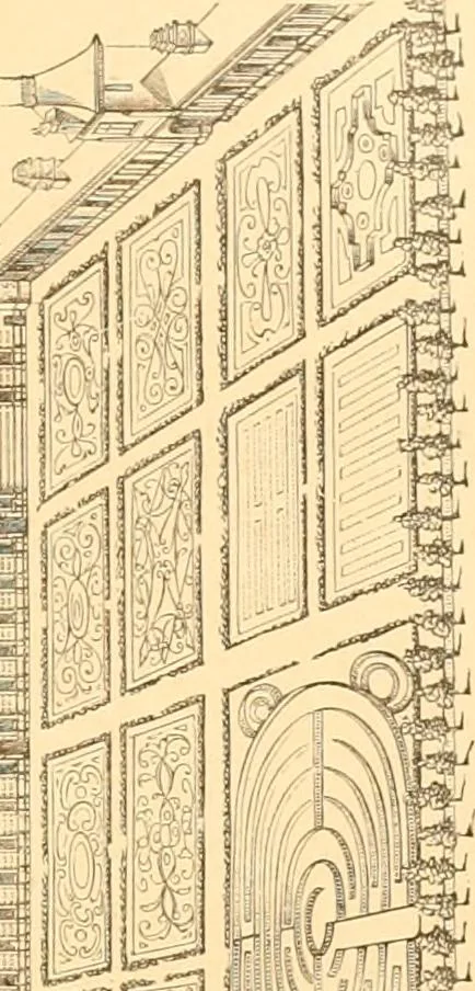 An illustration from L'art des jardins. Parcs--jardins--promenades--étude historique--principles de la composition des jardins--plantations--décoration pittoresque et artistique des parcs et jardins publics; traité pratique et didactique, 1886, leaf 80