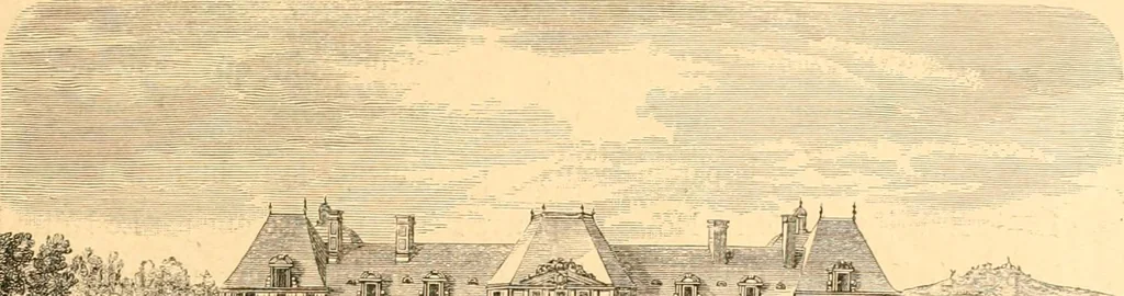 An illustration from L'art des jardins. Parcs--jardins--promenades--étude historique--principles de la composition des jardins--plantations--décoration pittoresque et artistique des parcs et jardins publics; traité pratique et didactique, 1886, leaf 94