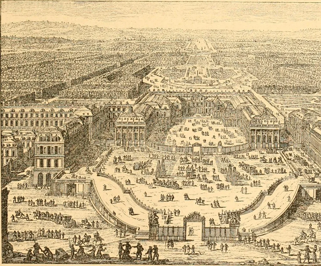 An illustration from L'art des jardins. Parcs--jardins--promenades--étude historique--principles de la composition des jardins--plantations--décoration pittoresque et artistique des parcs et jardins publics; traité pratique et didactique, 1886, leaf 94