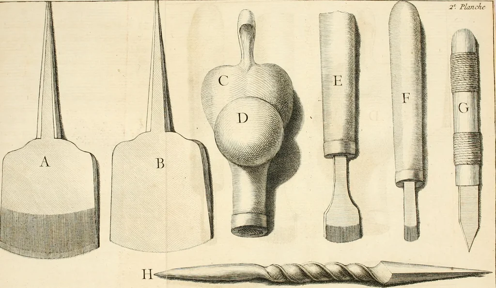 An illustration from L'art d'imprimer les tableaux, 1756, leaf 99