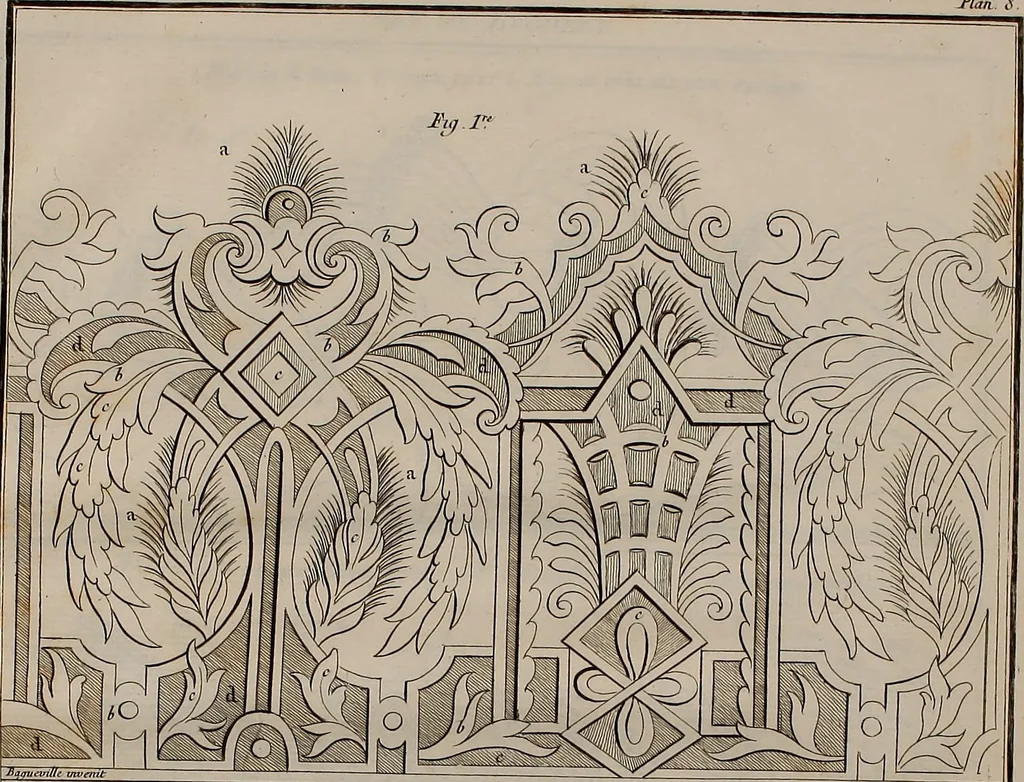 An illustration from L'art du brodeur, 1770, leaf 72