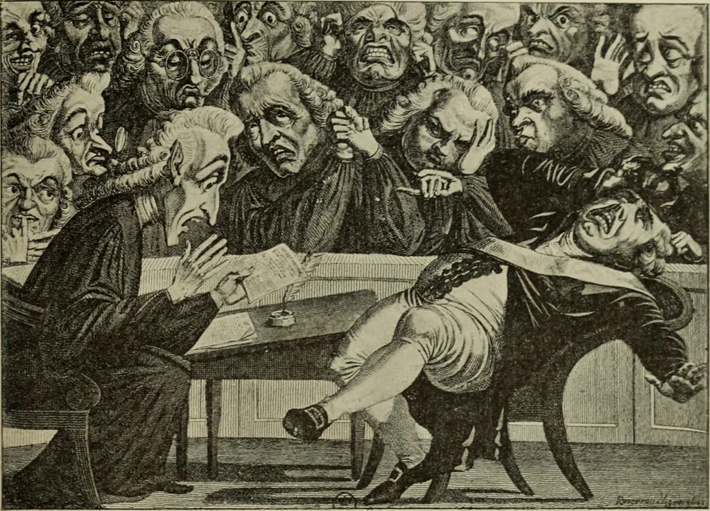 An illustration from L'art du rire et de la caricature, 1892, leaf 128
