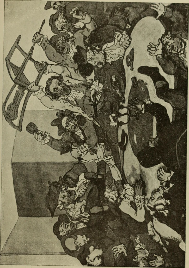 An illustration from L'art du rire et de la caricature, 1892, leaf 152