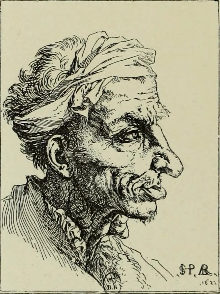 An illustration from L'art du rire et de la caricature, 1892, leaf 157