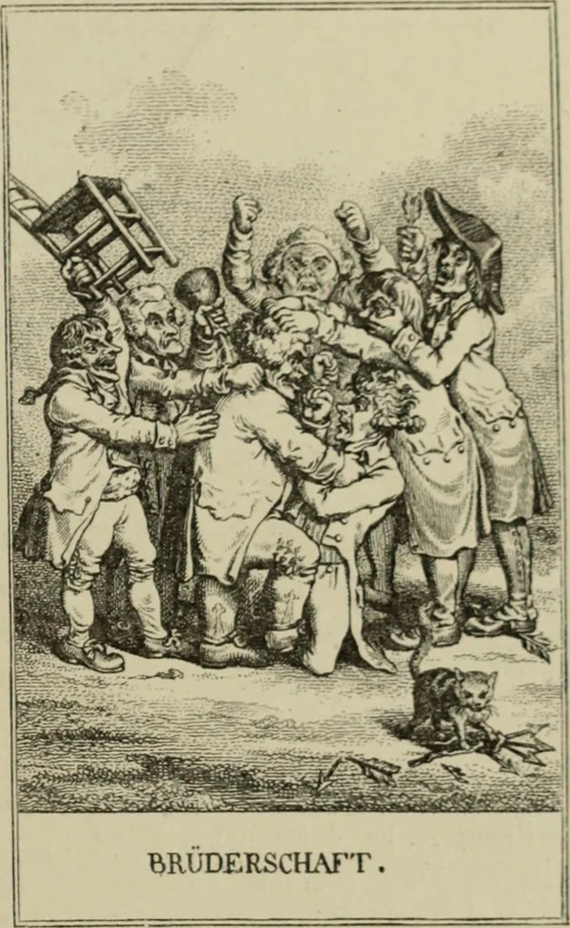 An illustration from L'art du rire et de la caricature, 1892, leaf 166