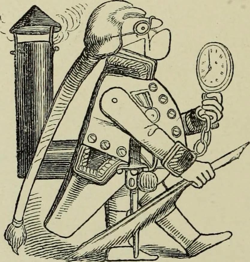 An illustration from L'art du rire et de la caricature, 1892, leaf 167