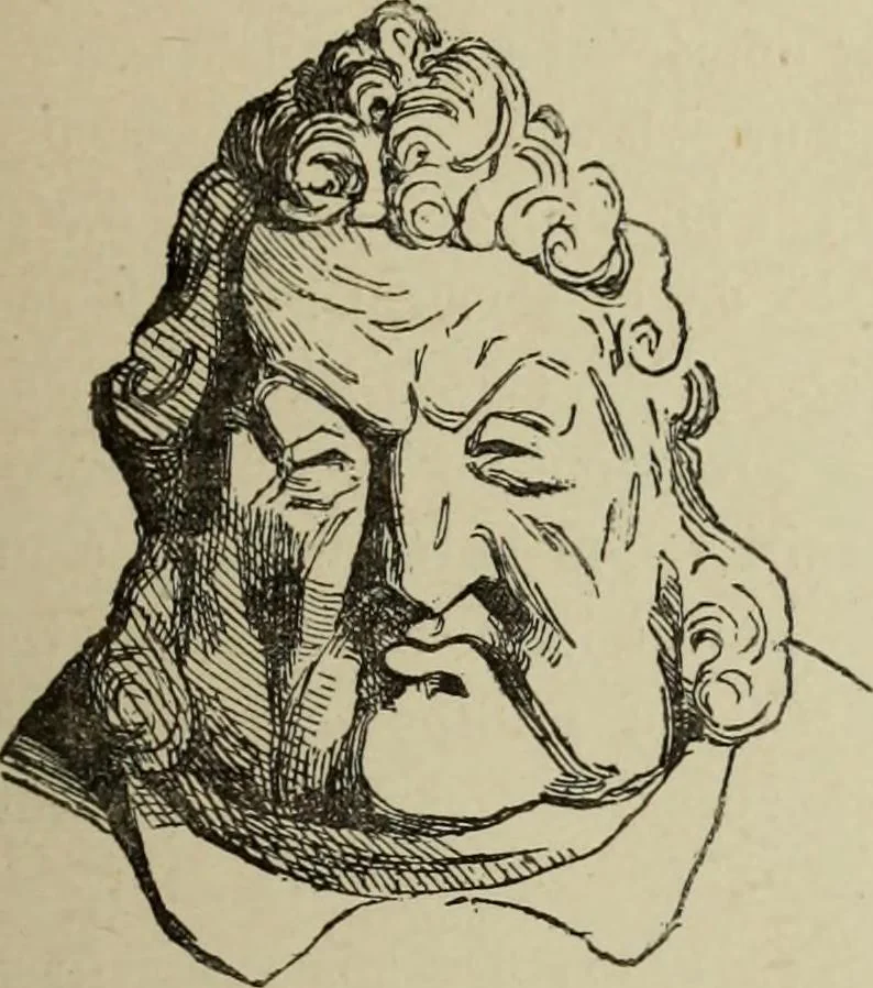 An illustration from L'art du rire et de la caricature, 1892, leaf 184