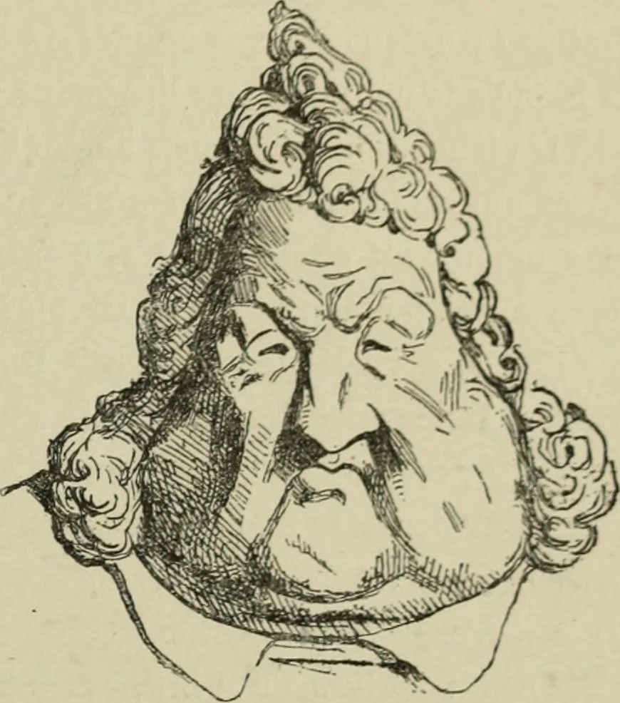 An illustration from L'art du rire et de la caricature, 1892, leaf 184