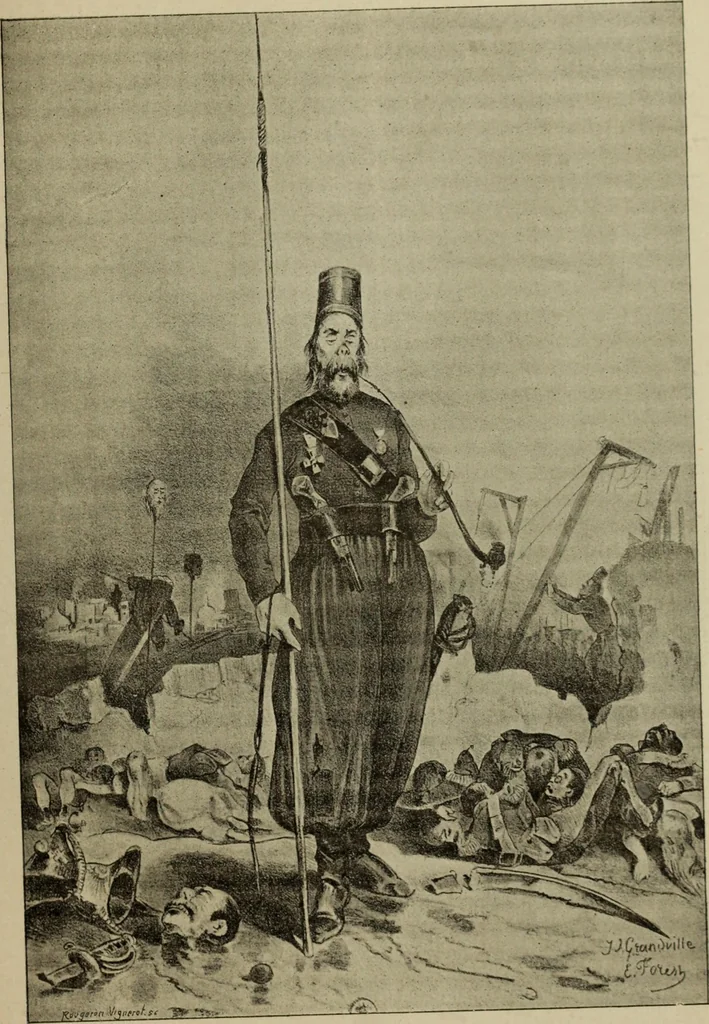 An illustration from L'art du rire et de la caricature, 1892, leaf 188