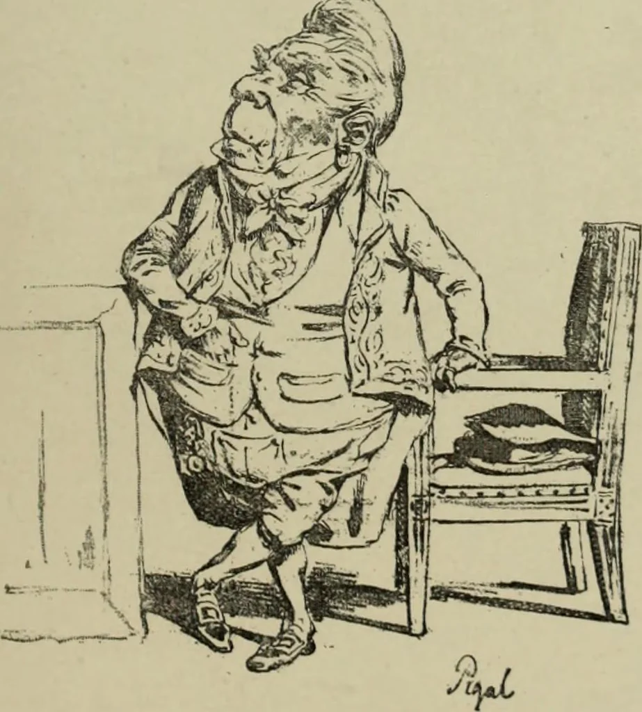 An illustration from L'art du rire et de la caricature, 1892, leaf 192
