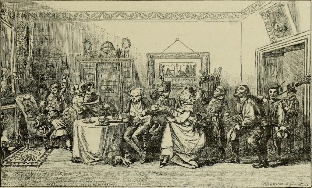 An illustration from L'art du rire et de la caricature, 1892, leaf 196