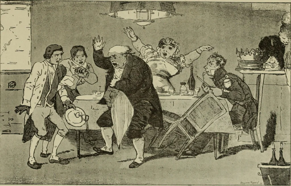 An illustration from L'art du rire et de la caricature, 1892, leaf 200