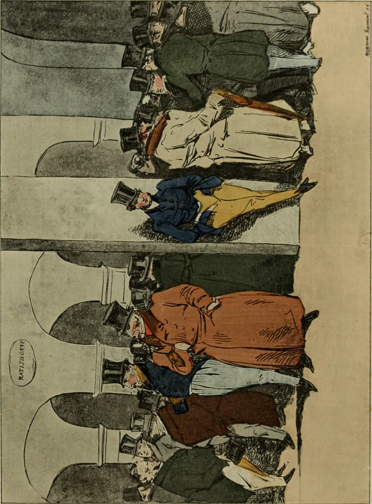 An illustration from L'art du rire et de la caricature, 1892, leaf 202