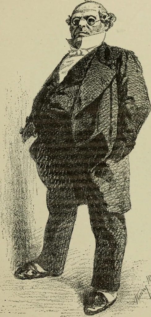 An illustration from L'art du rire et de la caricature, 1892, leaf 204