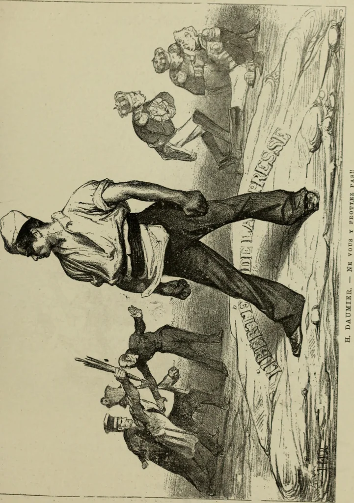 An illustration from L'art du rire et de la caricature, 1892, leaf 212