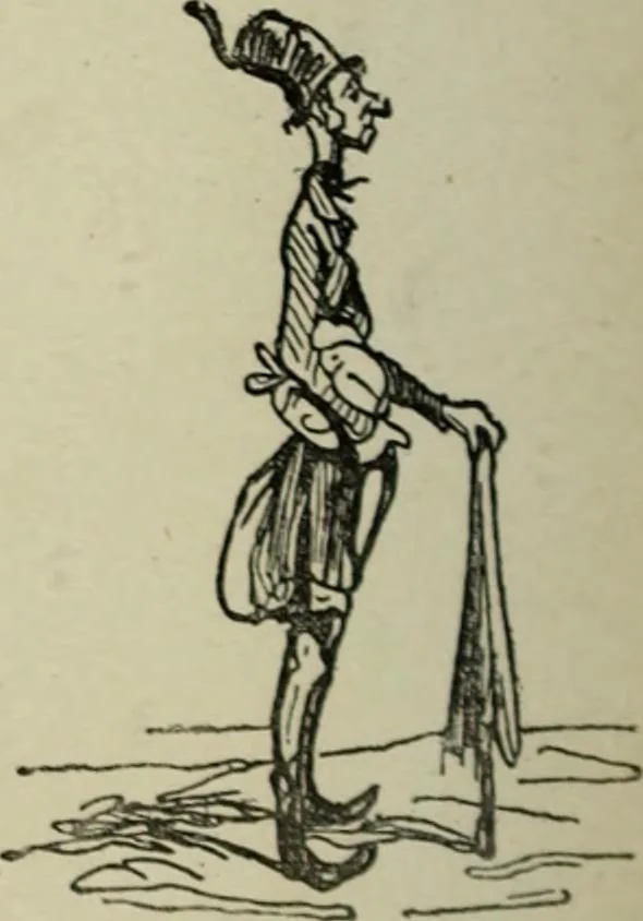 An illustration from L'art du rire et de la caricature, 1892, leaf 215