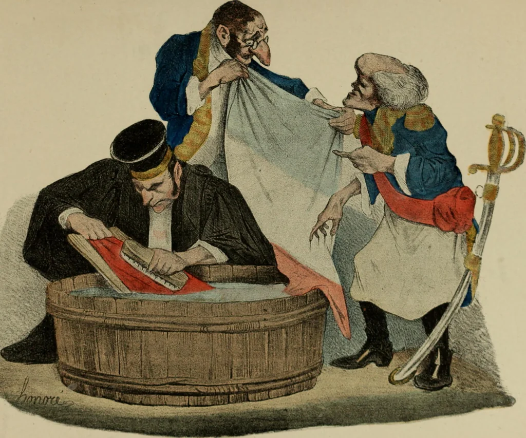 An illustration from L'art du rire et de la caricature, 1892, leaf 216