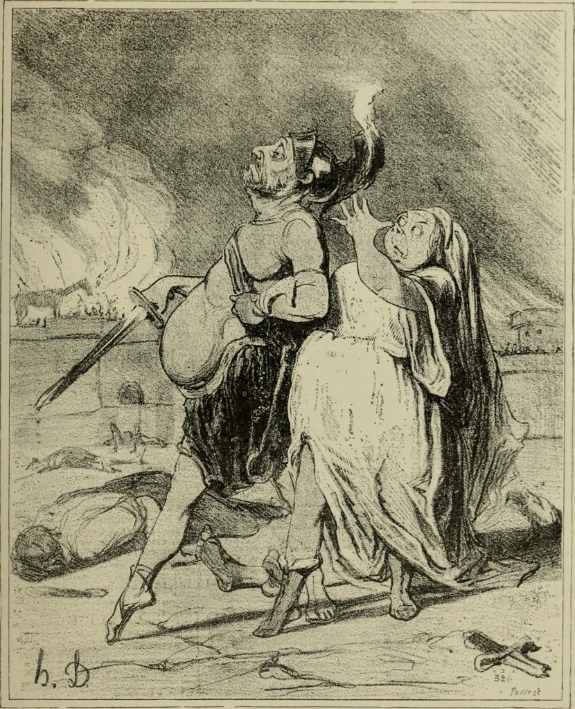 An illustration from L'art du rire et de la caricature, 1892, leaf 220