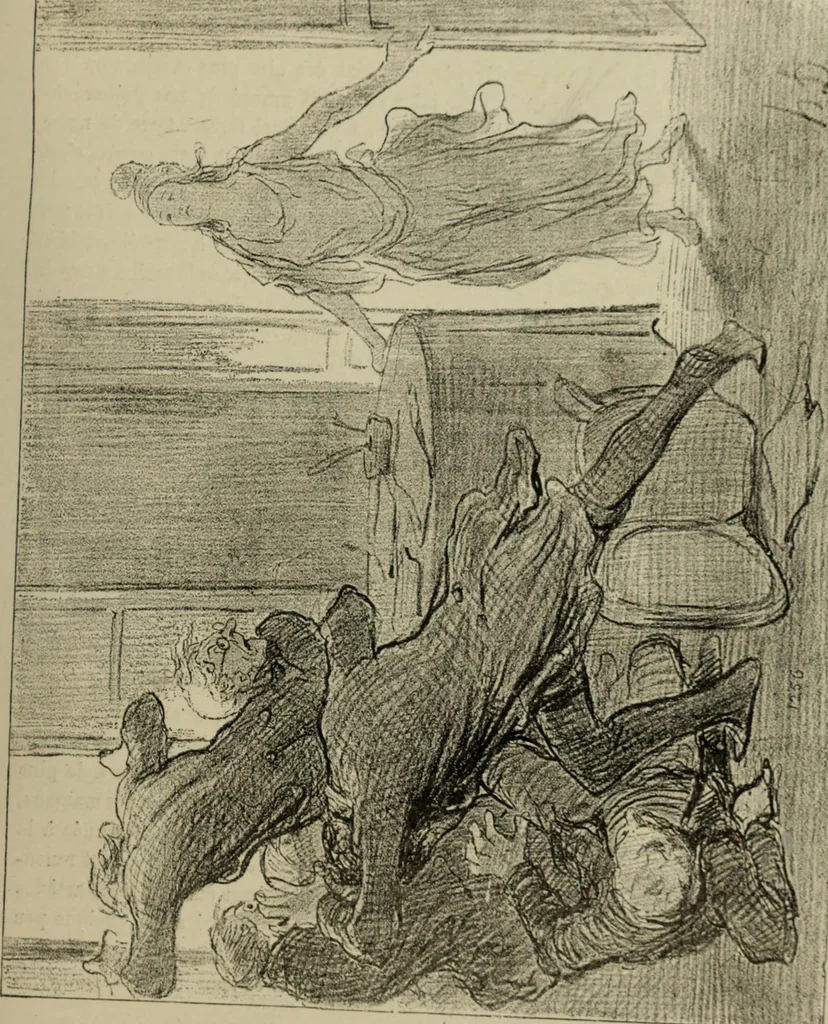 An illustration from L'art du rire et de la caricature, 1892, leaf 222