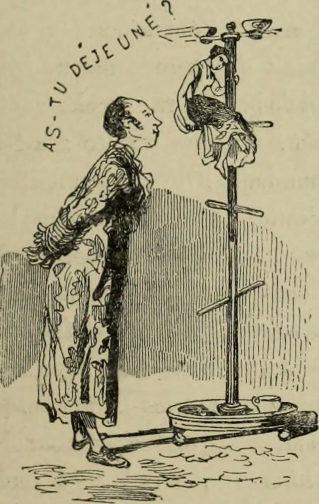 An illustration from L'art du rire et de la caricature, 1892, leaf 234
