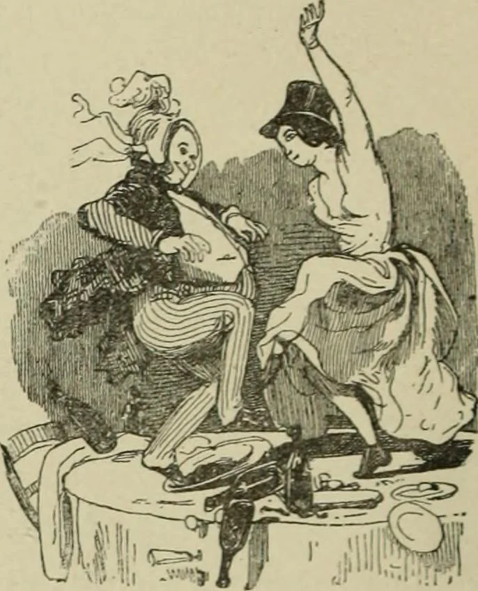 An illustration from L'art du rire et de la caricature, 1892, leaf 235
