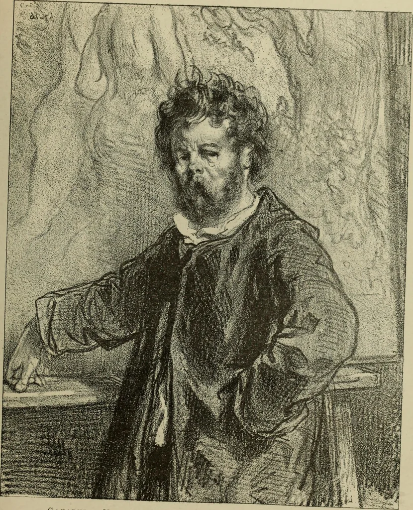 An illustration from L'art du rire et de la caricature, 1892, leaf 238