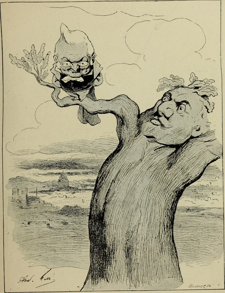 An illustration from L'art du rire et de la caricature, 1892, leaf 268