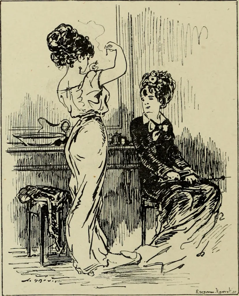 An illustration from L'art du rire et de la caricature, 1892, leaf 273