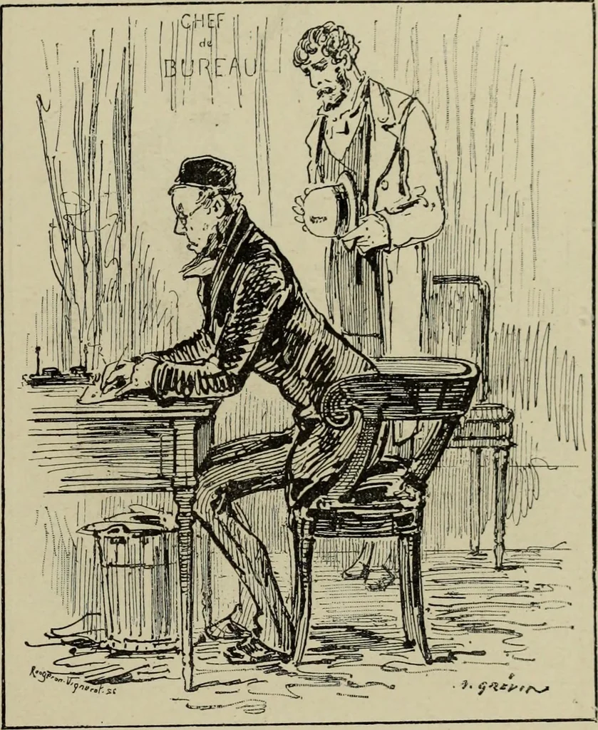 An illustration from L'art du rire et de la caricature, 1892, leaf 274