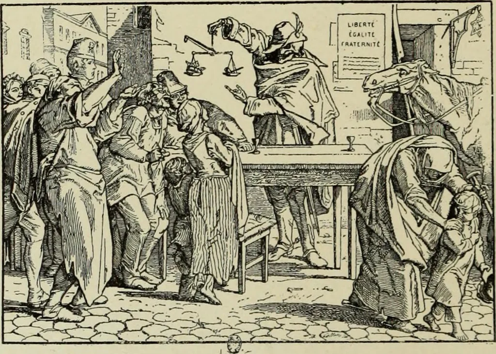 An illustration from L'art du rire et de la caricature, 1892, leaf 277