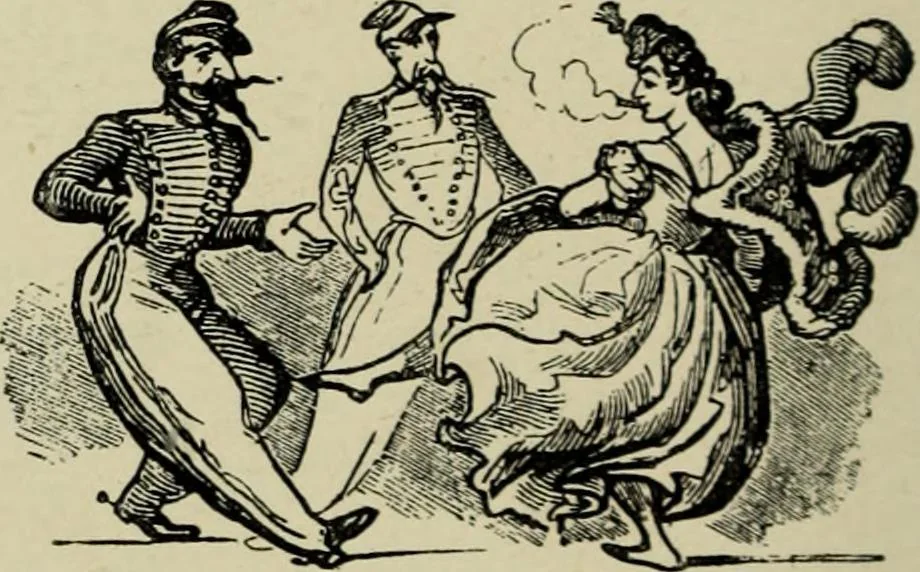 An illustration from L'art du rire et de la caricature, 1892, leaf 279