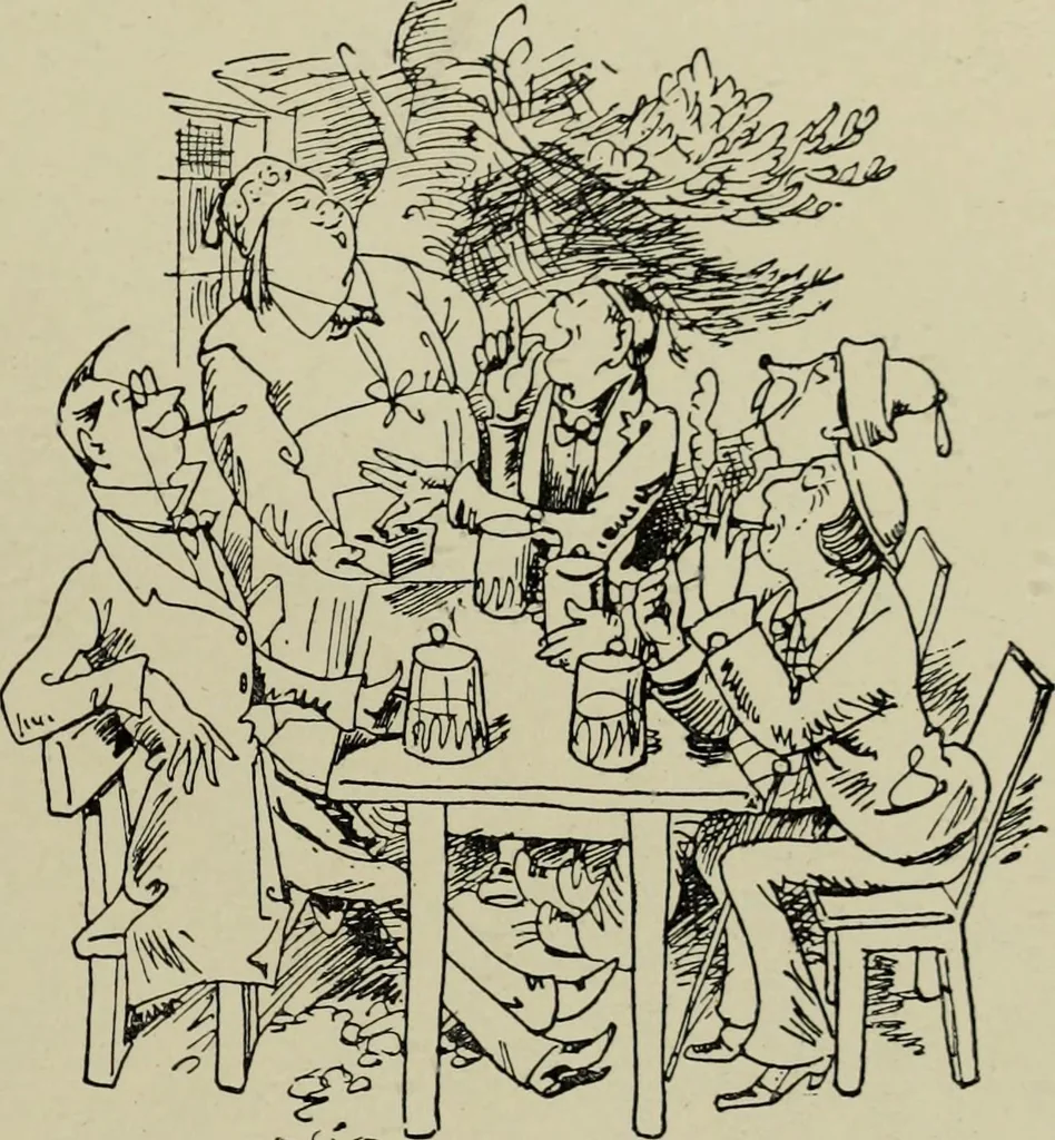 An illustration from L'art du rire et de la caricature, 1892, leaf 282