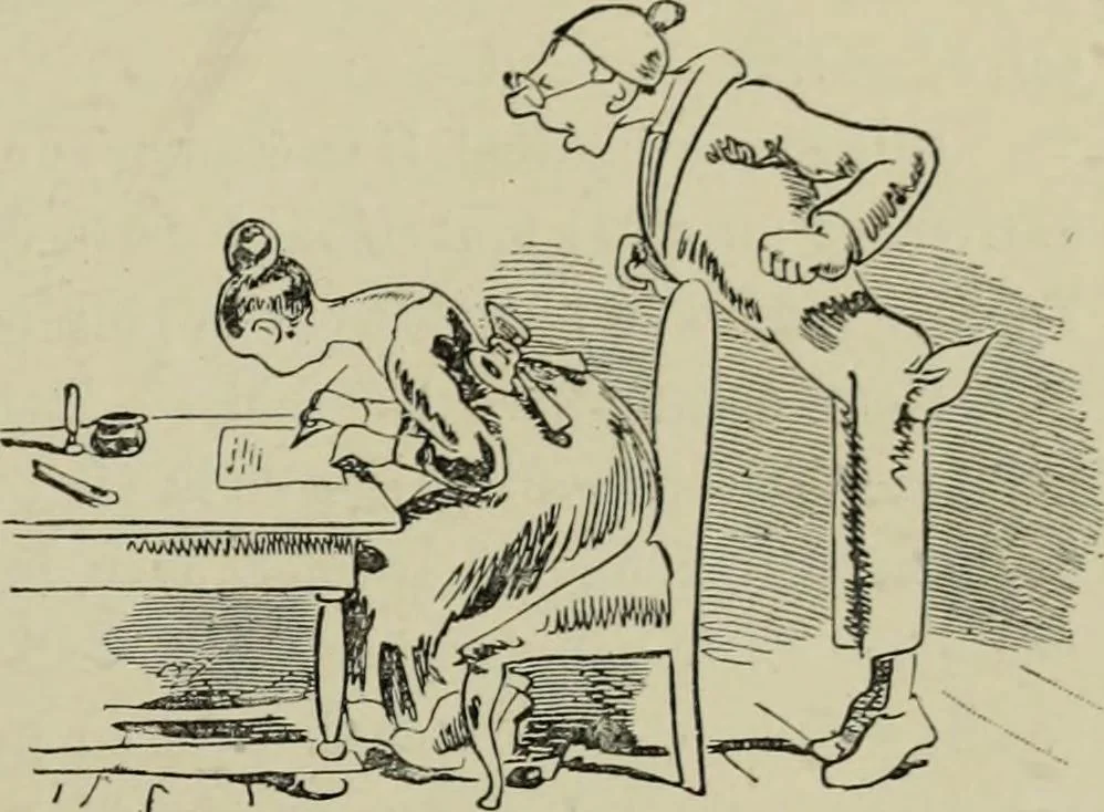 An illustration from L'art du rire et de la caricature, 1892, leaf 284