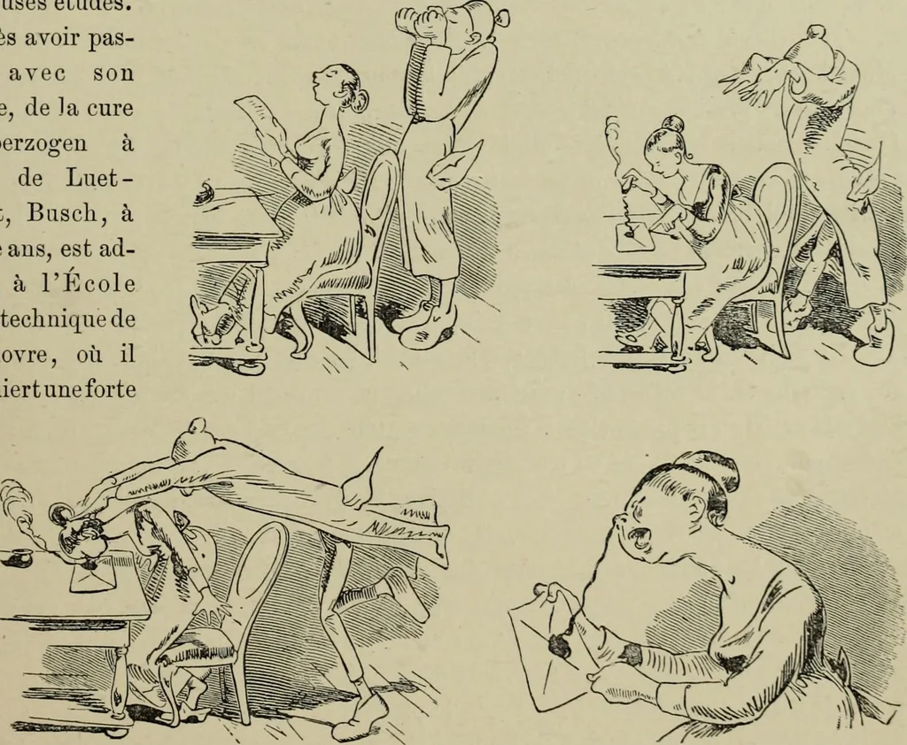 An illustration from L'art du rire et de la caricature, 1892, leaf 284