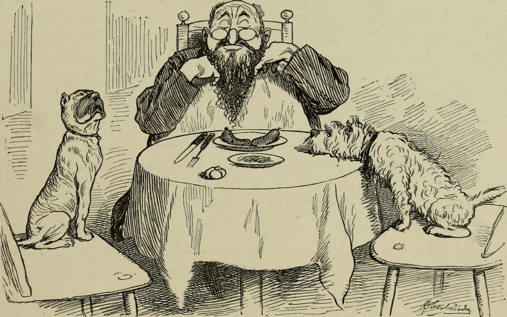 An illustration from L'art du rire et de la caricature, 1892, leaf 292