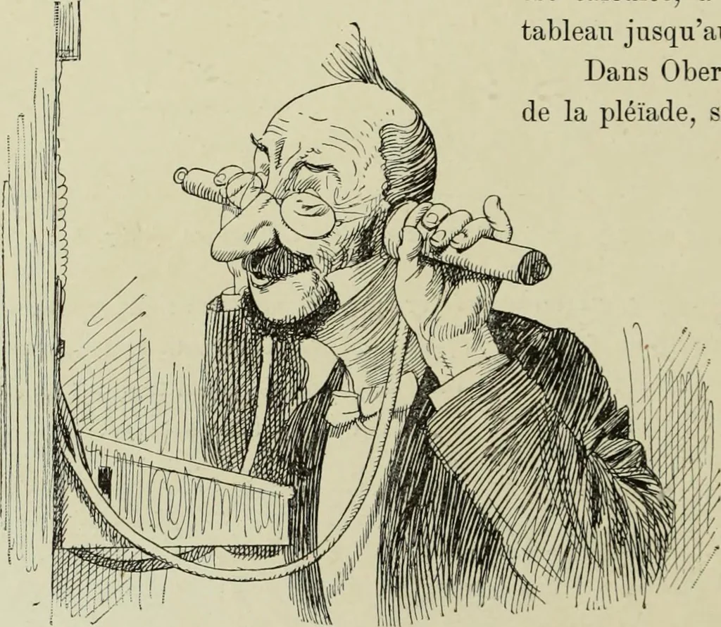 An illustration from L'art du rire et de la caricature, 1892, leaf 293