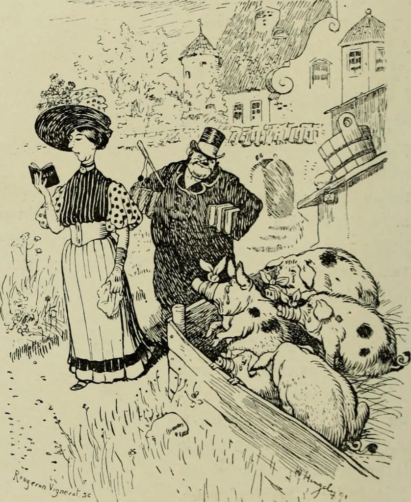 An illustration from L'art du rire et de la caricature, 1892, leaf 295