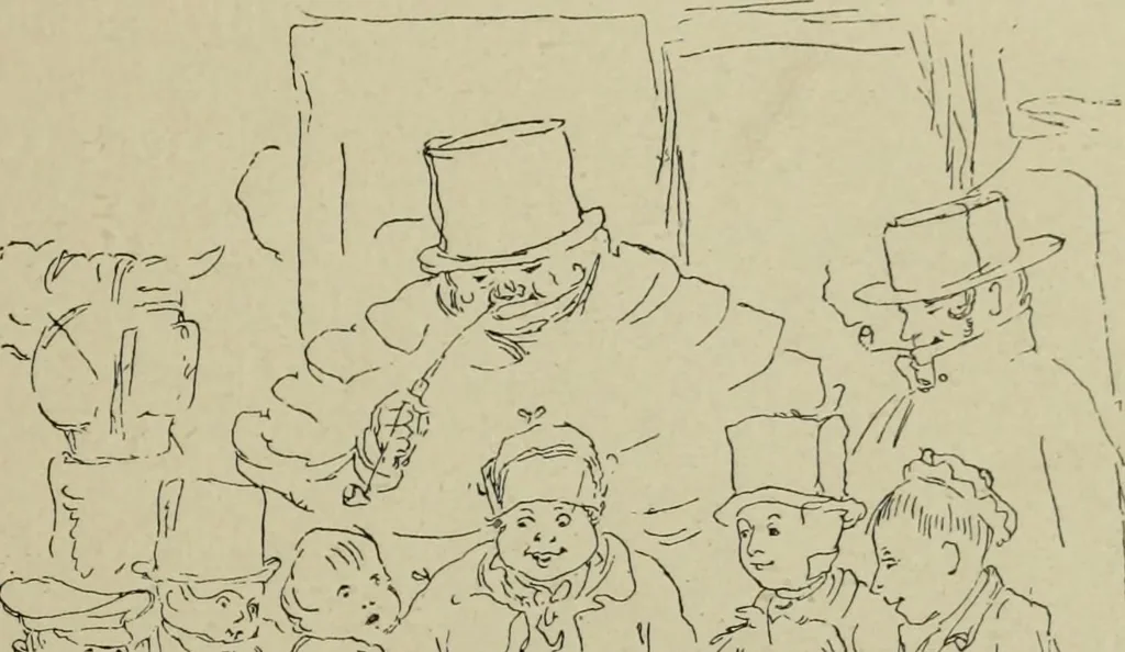 An illustration from L'art du rire et de la caricature, 1892, leaf 304