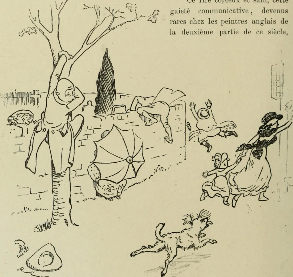 An illustration from L'art du rire et de la caricature, 1892, leaf 309